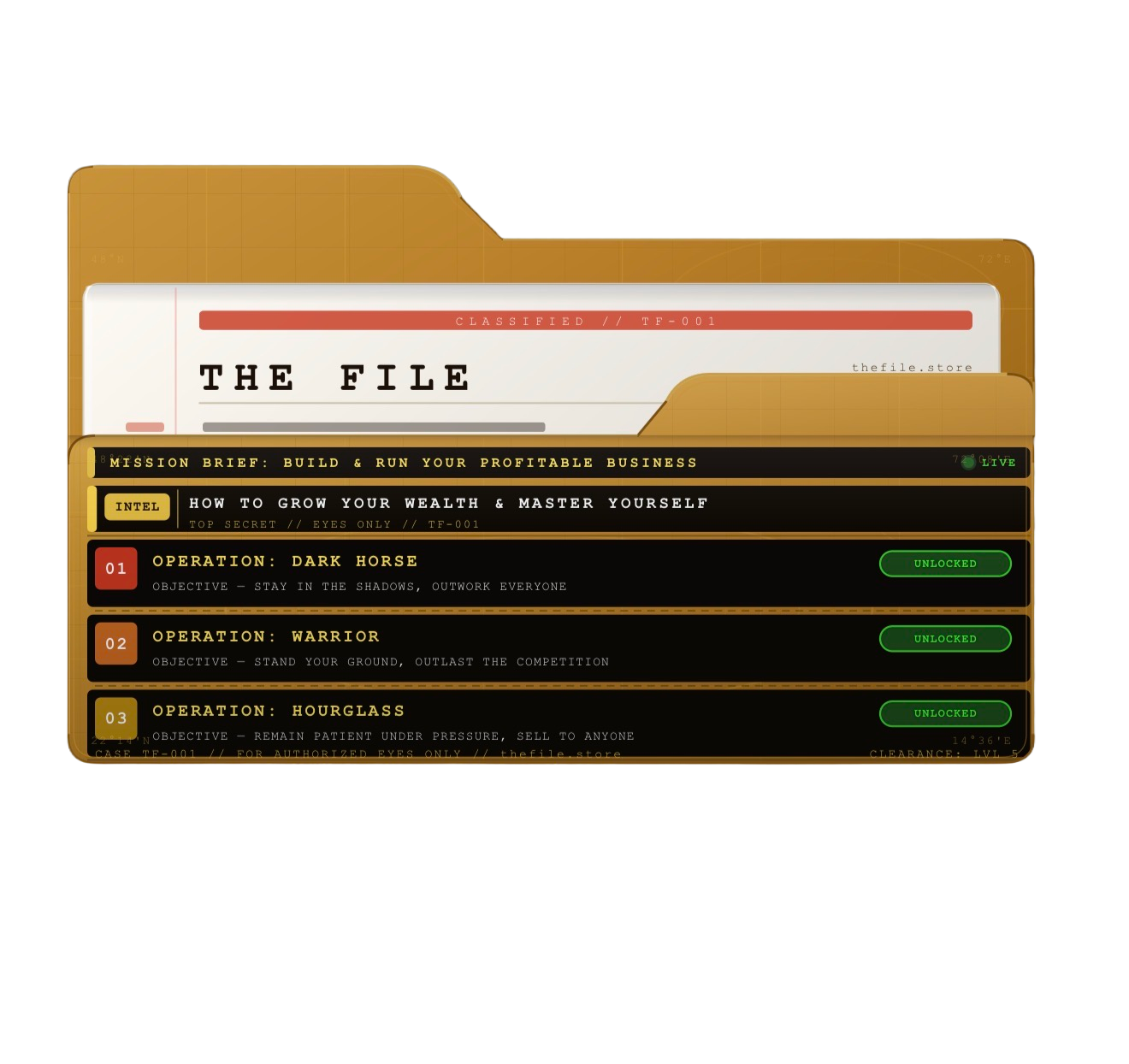 THE FILE®: COMPLETE MISSION BRIEF